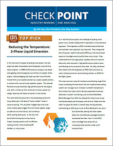Reducing the Temperature: 2-Phase Liquid Emersion Cooling