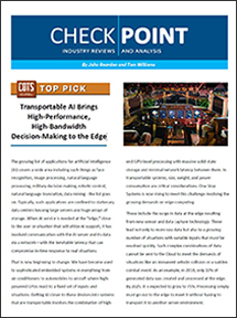 COTS Journal Checkpoint - RTC Brief - Transportable AI