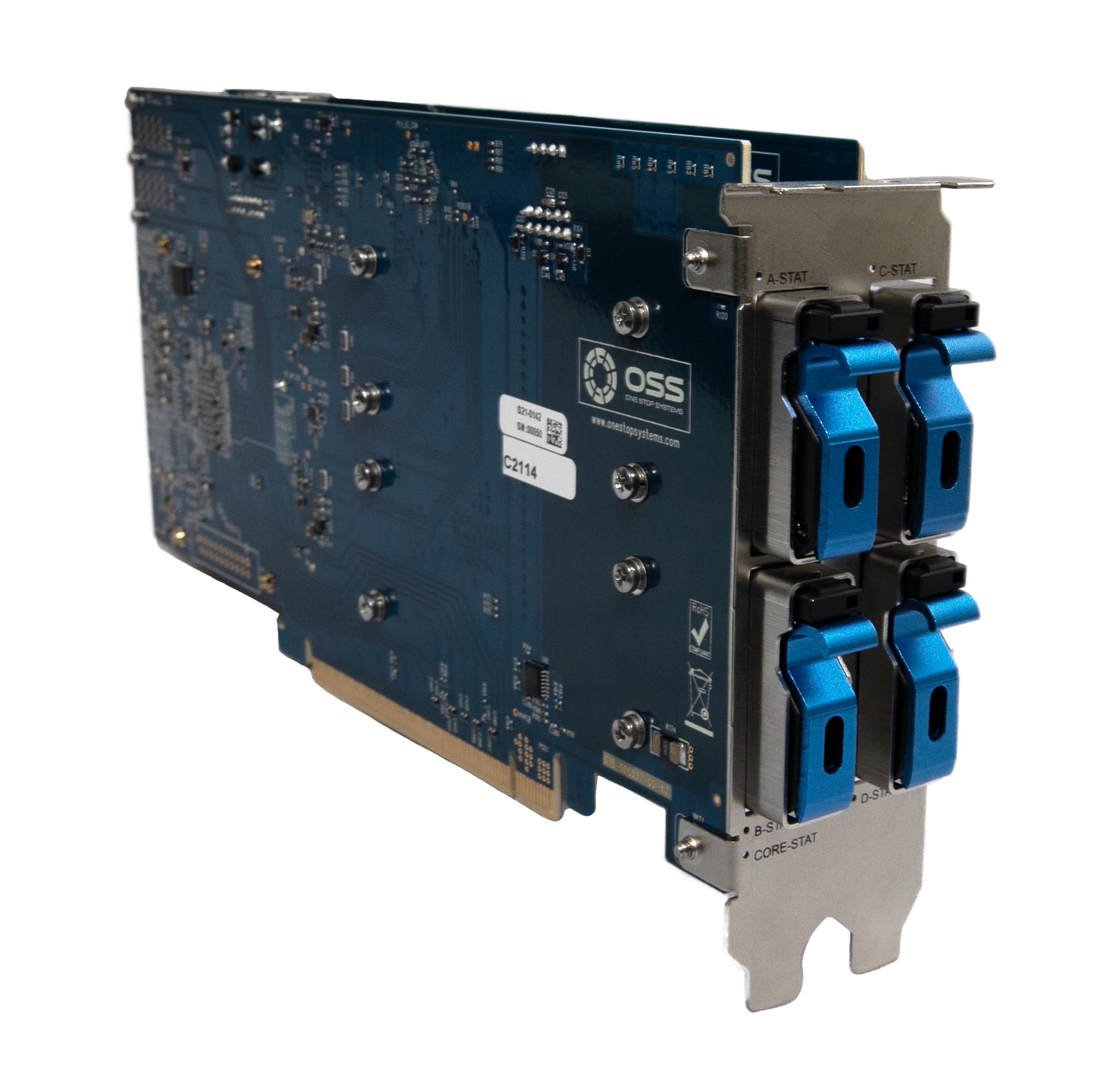 PCIe 4.0 Quad M.2 Carrier